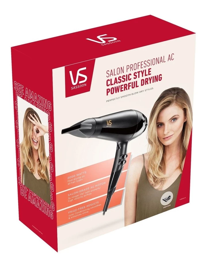 Brand new π VS Sassoon Salon Professional Hair Dryer Black VSP5544A β 3 Brand new π VS Sassoon Salon Professional Hair Dryer Black VSP5544A β - Image 3
