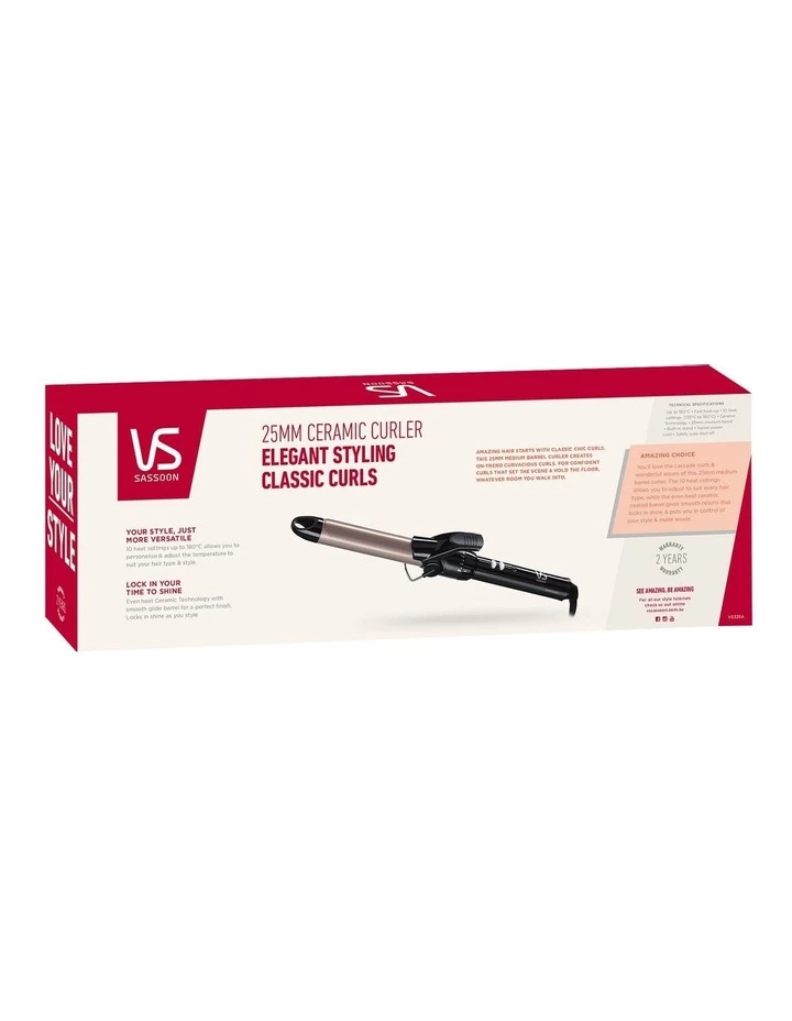 Flash Sale π― VS Sassoon 25mm Ceramic Hair Curler Black/Bronze VS325A π 4 Flash Sale π― VS Sassoon 25mm Ceramic Hair Curler Black/Bronze VS325A π - Image 4