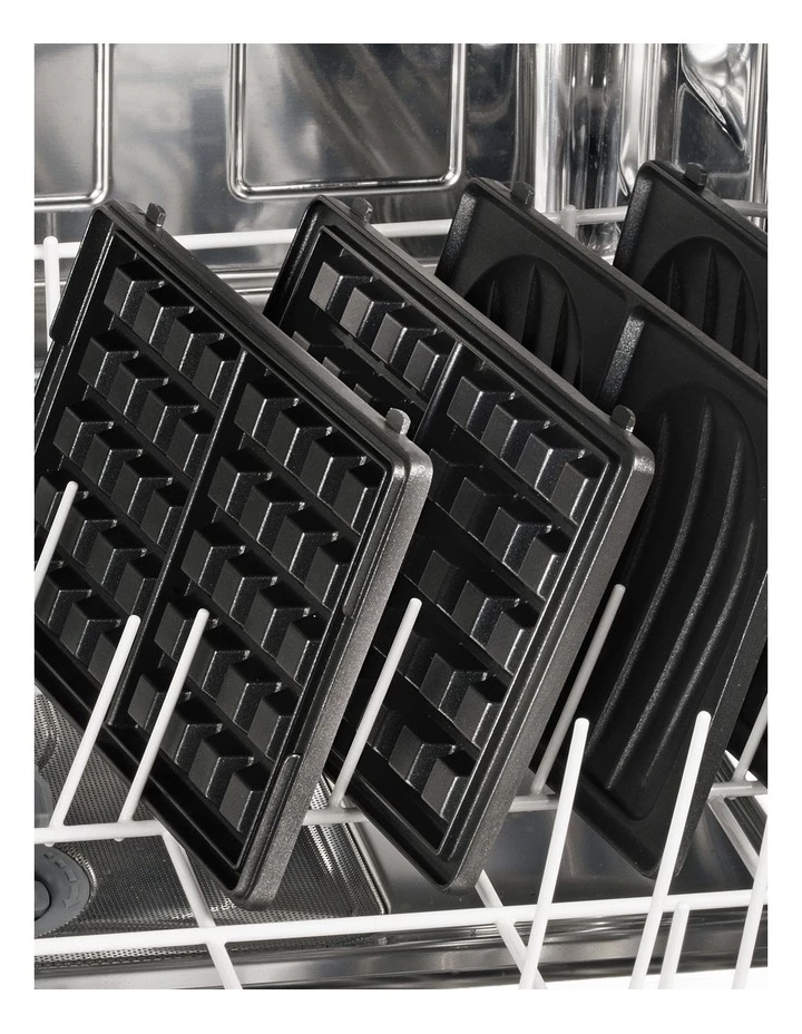 Budget π Tefal 2 in 1 Sandwich & Waffle Maker With interchangable Plates Silver/Black SW852D π 4 Budget π Tefal 2 in 1 Sandwich & Waffle Maker With interchangable Plates Silver/Black SW852D π - Image 4