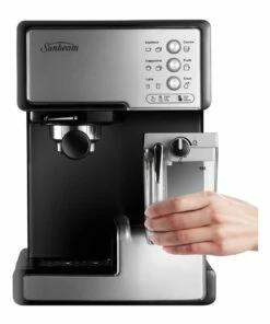 Coupon 🛒 Sunbeam Cafe Barista Coffee Machine Stainless Steel EM5000 🎉