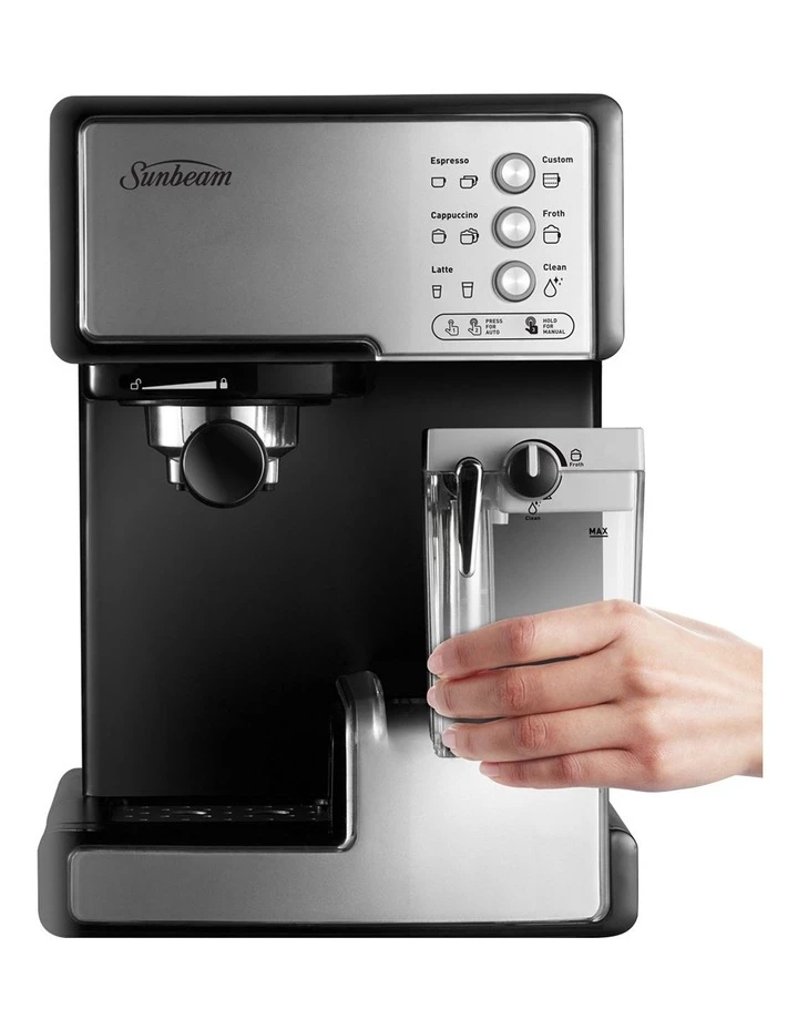 Coupon π Sunbeam Cafe Barista Coffee Machine Stainless Steel EM5000 π 1 Coupon π Sunbeam Cafe Barista Coffee Machine Stainless Steel EM5000 π