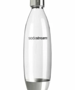 Wholesale 🧨 SodaStream Fuse 1L Silver Carbonating Bottle 1741290610 2 Pack 🎉