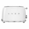 Cheapest 🤩 Smeg 50's Style 2 Slice Toaster White TSF01WHAU 🔔