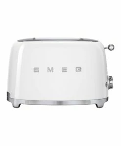 Cheapest 🤩 Smeg 50's Style 2 Slice Toaster White TSF01WHAU 🔔