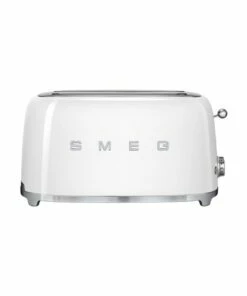 Budget ⭐ Smeg 50's Style 4 Slice Toaster White TSF02WHAU 🧨