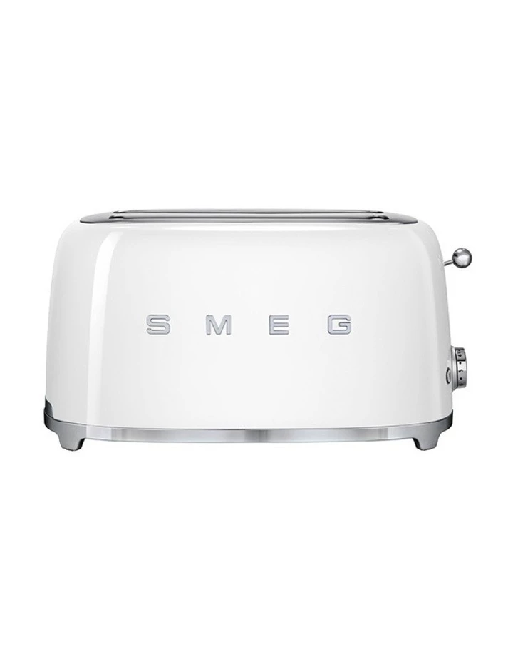 Budget β Smeg 50's Style 4 Slice Toaster White TSF02WHAU 𧨠2 Budget β Smeg 50's Style 4 Slice Toaster White TSF02WHAU 𧨠- Image 2