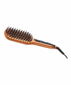 Hot Sale ⭐ Remington Keratin & Argan Oil Nourish Straightening Brush Gold CB7400AU 🔔
