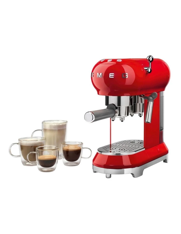 Flash Sale π Smeg Manual Coffee Machine Red ECF01RDAU π 5 Flash Sale π Smeg Manual Coffee Machine Red ECF01RDAU π - Image 5