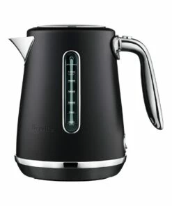 Outlet 🛒 Breville The Soft Top Luxe Kettle Black BKE735BTR ✔️