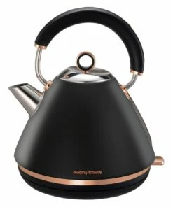 Top 10 ⭐ Morphy Richards Accents Rose Gold/Black Traditional Pyramid Kettle 102107 ✔️