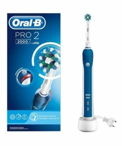 Best Sale 👍 Oral-B Pro 2000 Cross Action Toothbrush Blue ❤️