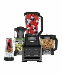 Budget 🌟 Ninja Intellisense Kitchen System Black/Silver Blender CT682 🔥