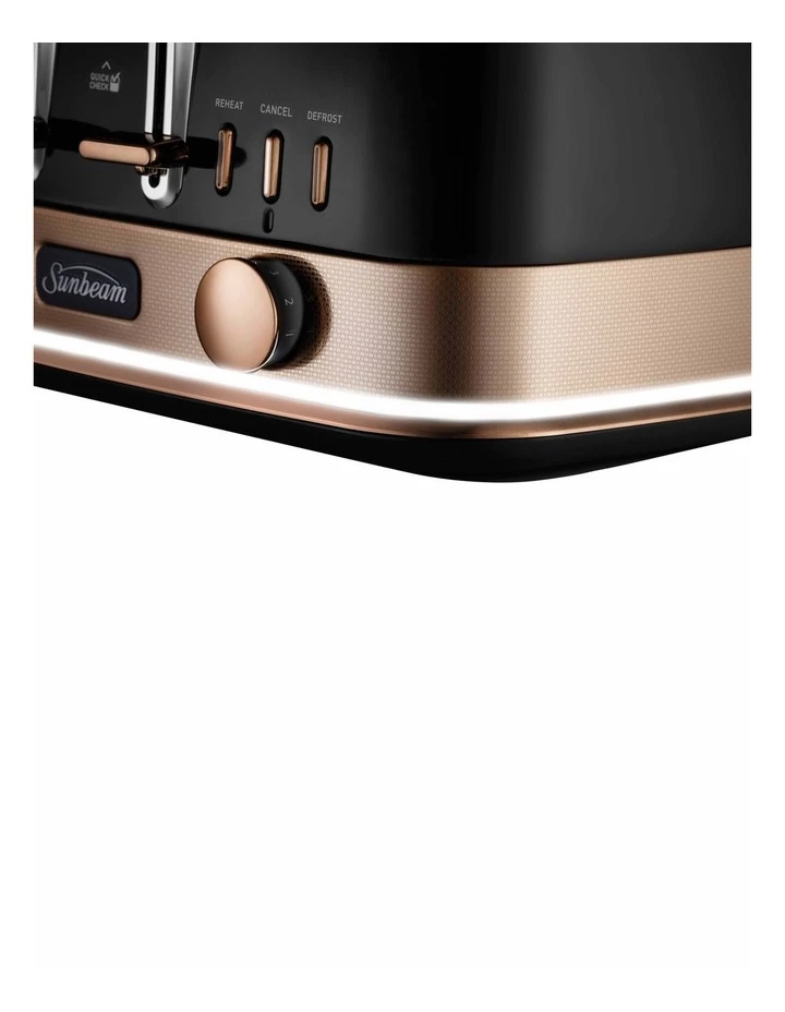 Deals π Sunbeam New York Collection 4 Slice Toaster Black/Bronze TA4440KB β¨ 3 Deals π Sunbeam New York Collection 4 Slice Toaster Black/Bronze TA4440KB β¨ - Image 3