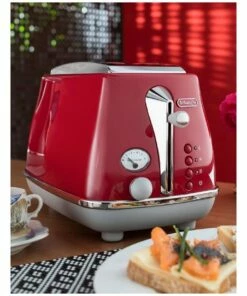 Deals 💯 Delonghi Icona Capitals Tokyo 2 Slice Toaster Red CTOC2003R 👏 -Appliances Sales Store 674229700 4 720x928