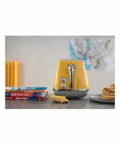 Promo ✨ Delonghi Icona Capitals New York 2 Slice Toaster Yellow CTOC2003Y ⌛ -Appliances Sales Store 674312590 4 720x928