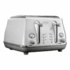 Best Pirce 🤩 Delonghi Icona Capitals Sydney 4 Slice Toaster White CTOC4003W 😀