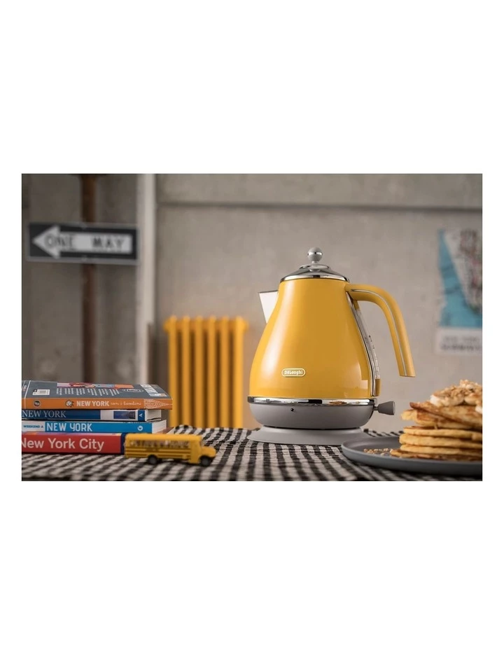 New π Delonghi Icona Capitals New York Kettle Yellow KBOC2001Y π 4 New π Delonghi Icona Capitals New York Kettle Yellow KBOC2001Y π - Image 4