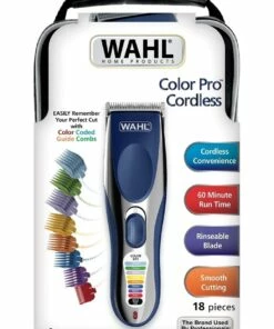 Cheapest 👏 Wahl Color Pro Cordless Clipper Chrome/Blue WA9249-1217 🔥 -Appliances Sales Store 678719350 3 720x928