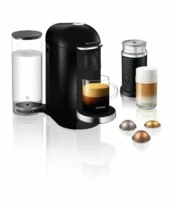 Discount ⭐ Nespresso by Breville VertuoPlus Black Coffee Machine & Aeroccino3 Milk Frother BNV450BLK 🎁 -Appliances Sales Store 681904990 5 720x928