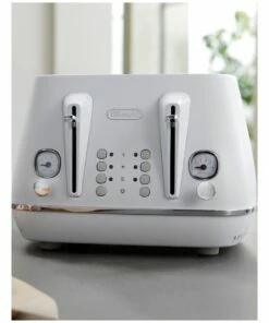 New 😍 Delonghi Distinta Moments 4 Slice Toaster White CTin4003W ❤️ -Appliances Sales Store 716106700 3 1 720x928