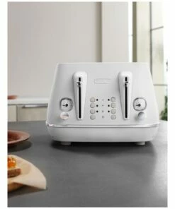 New 😍 Delonghi Distinta Moments 4 Slice Toaster White CTin4003W ❤️ -Appliances Sales Store 716106700 6 1 720x928