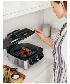Promo 🧨 Ninja Foodi Air Grill Black/Grey AG301 😍 -Appliances Sales Store 735177250 5 720x928