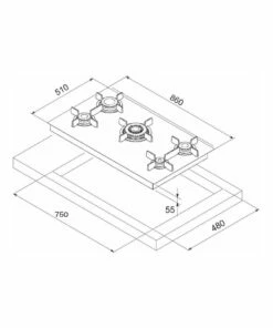 Best Sale ✔️ Kleenmaid Electronic Gas on Black Krystal Glass Cooktop GCTEK9020 🤩 -Appliances Sales Store 745417540 5 720x928
