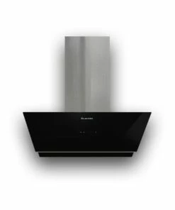 Outlet 🤩 Kleenmaid Vertical Black Glass Wall mounted 90cm Rangehood RHGV90 ⌛