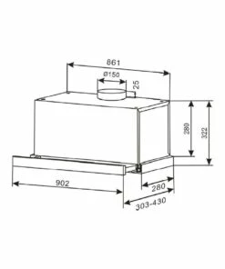 Coupon ✨ Kleenmaid Slide Out Rangehood 90cm RHSO91 ✨ -Appliances Sales Store 745420420 2 1 720x928