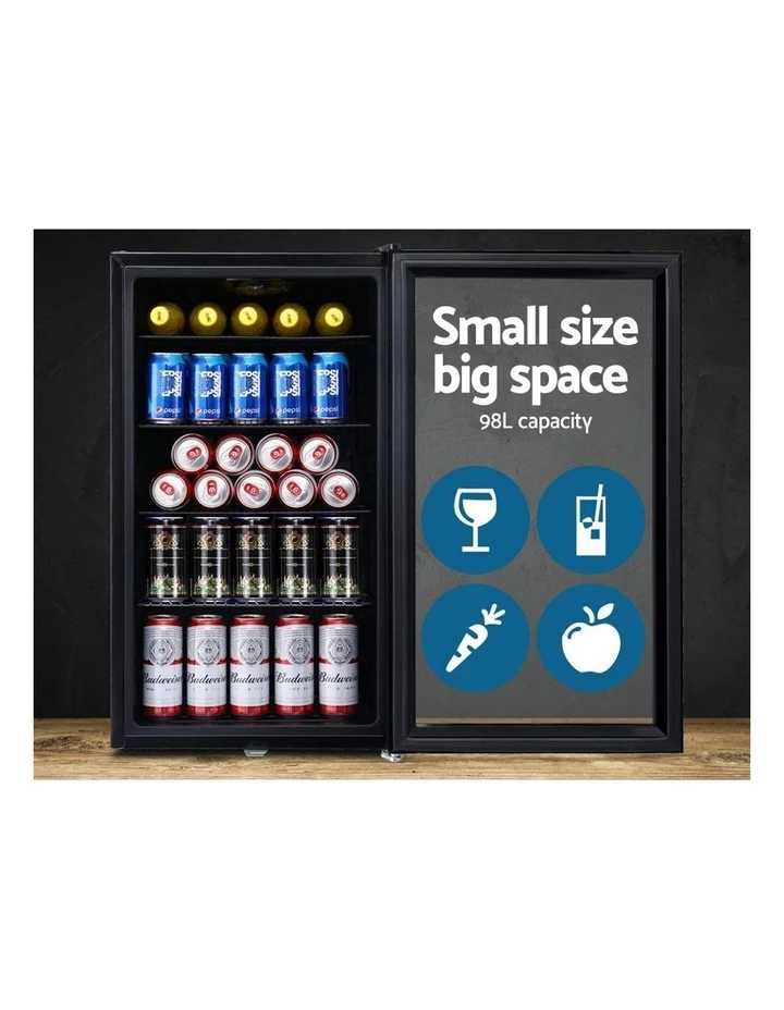 Best Pirce 𧨠Devanti 98L Bar Fridge Glass Door π€© 3 Best Pirce 𧨠Devanti 98L Bar Fridge Glass Door π€© - Image 3