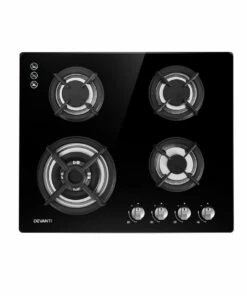 Deals ❤️ Devanti Gas Cooktop 60cm 4 Burner Ceramic 🔔