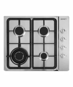 Best deal 🎁 Devanti Gas Cooktop 60cm 4 Burner Ceramic ✨