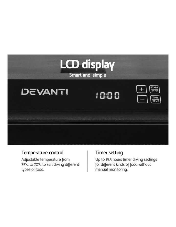 Discount π Devanti 6 Tray Food Dehydrators β€οΈ 4 Discount π Devanti 6 Tray Food Dehydrators β€οΈ - Image 4