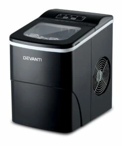 Cheap π DEVANTi Portable Ice Cube Maker Machine 2L Home Bar Benchtop Easy Quick Black π