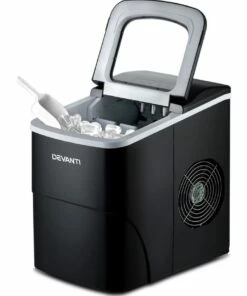Cheap 🌟 DEVANTi Portable Ice Cube Maker Machine 2L Home Bar Benchtop Easy Quick Black 🎁 -Appliances Sales Store 757080190 3 720x928
