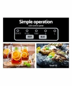 Cheap 🌟 DEVANTi Portable Ice Cube Maker Machine 2L Home Bar Benchtop Easy Quick Black 🎁 -Appliances Sales Store 757080190 5 720x928