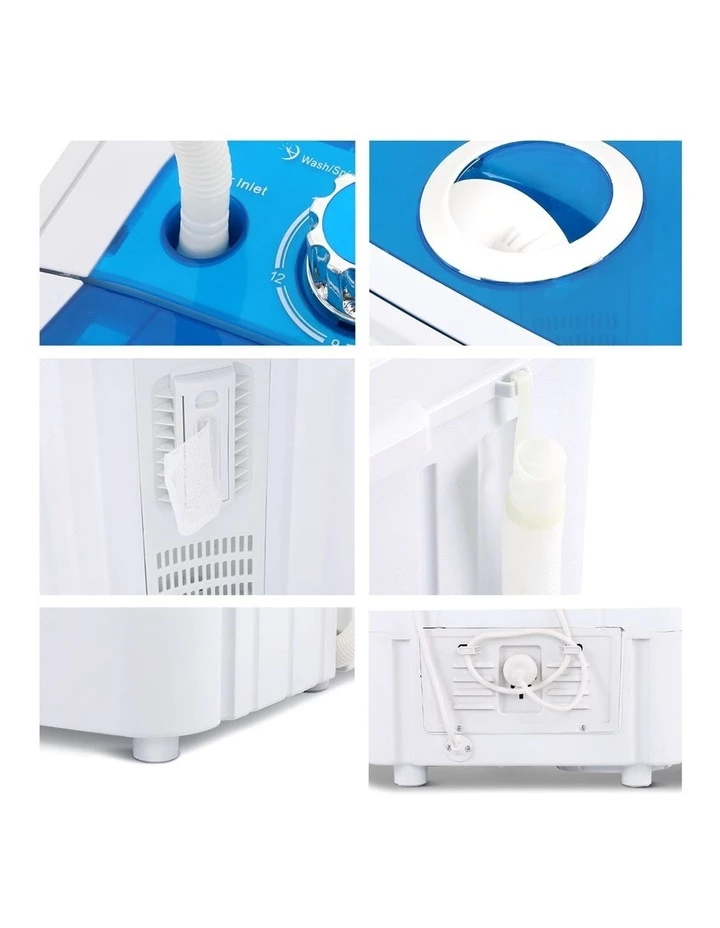 Discount π Devanti 4.6KG Mini Portable Washing Machine π₯ 3 Discount π Devanti 4.6KG Mini Portable Washing Machine π₯ - Image 3