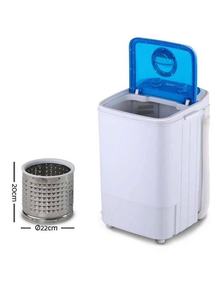 Discount π Devanti 4.6KG Mini Portable Washing Machine π₯ 4 Discount π Devanti 4.6KG Mini Portable Washing Machine π₯ - Image 4