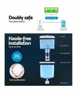 Cheap 🎉 Devanti 22L Bench Top Water Cooler Dispenser ⌛ -Appliances Sales Store 758134360 4 720x928