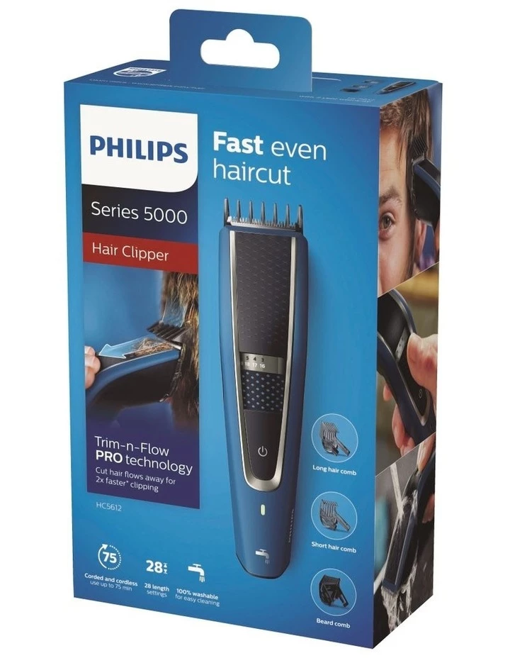 Hot Sale ⭐ Philips Series 5000 Hair Clipper Blue/Black HC5612/15 ✨ 5 Hot Sale ⭐ Philips Series 5000 Hair Clipper Blue/Black HC5612/15 ✨ - Image 5