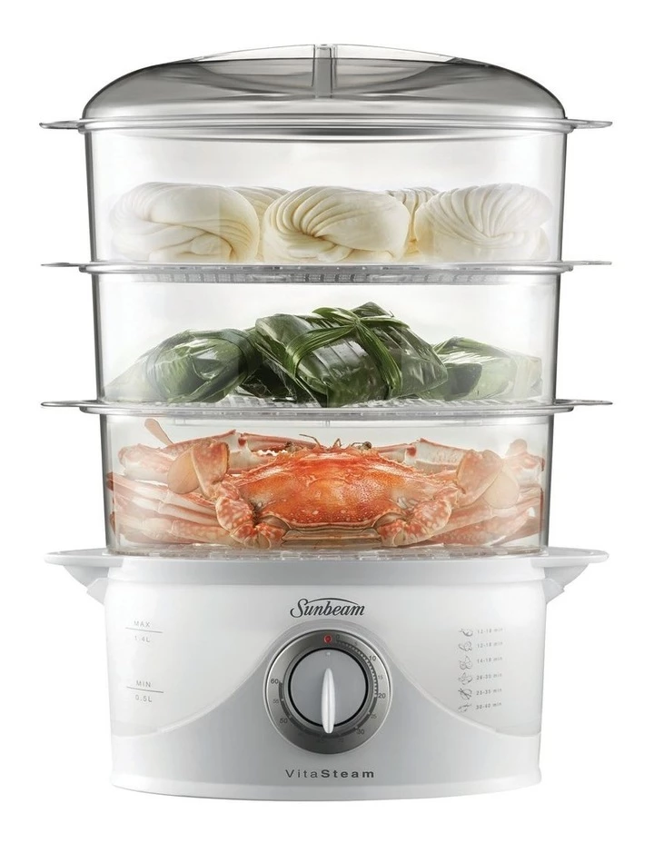Flash Sale π Sunbeam VitaSteam Food Steamer White ST6650 β¨ 1 Flash Sale π Sunbeam VitaSteam Food Steamer White ST6650 β¨
