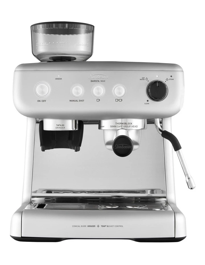 Cheap β¨ Sunbeam Barista Max Espresso Coffee Machine High Gloss Silver EM5300S π₯ 1 Cheap β¨ Sunbeam Barista Max Espresso Coffee Machine High Gloss Silver EM5300S π₯