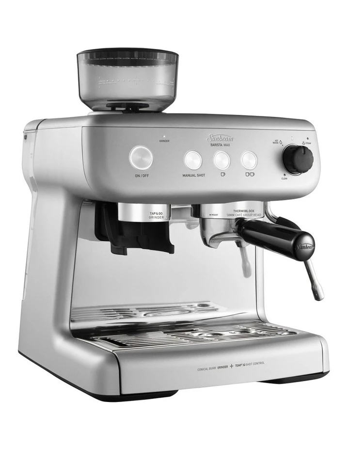 Cheap β¨ Sunbeam Barista Max Espresso Coffee Machine High Gloss Silver EM5300S π₯ 3 Cheap β¨ Sunbeam Barista Max Espresso Coffee Machine High Gloss Silver EM5300S π₯ - Image 3