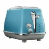 Flash Sale 😀 Delonghi Icona Capitals Lisbon 2 Slice Toaster Azure CTOC2003AZ 🔥