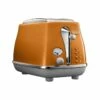 Outlet ⭐ Delonghi Icona Capitals Rome 2 Slice Toaster Orange CTOC2003O ⌛