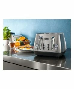 Best Pirce 👍 Delonghi Distinta Livenza Collection 4 Slice Toaster Brushsed Metal CTI4003M 🌟 -Appliances Sales Store 773524720 4 720x928