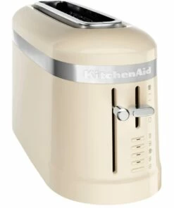 Best Pirce 👍 KitchenAid Design Collection 2 Slice Toaster Almond Cream 5KMT3115AAC 🧨