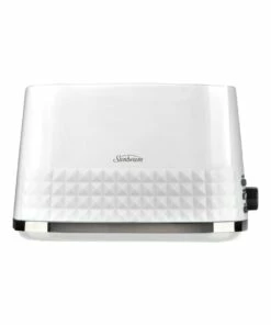 Best Sale 😍 Sunbeam Diamond Collection 2 Slice Toaster White TA1900W 🌟