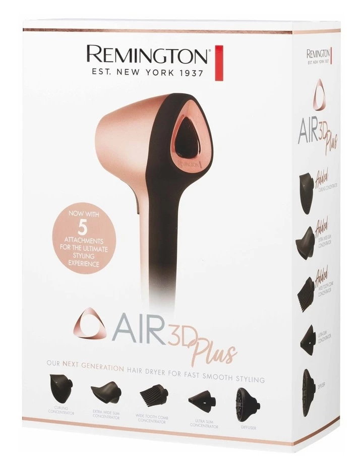 Best reviews of π Remington AIR3D Plus Hair Dryer Rose Gold D7779AU π 7 Best reviews of π Remington AIR3D Plus Hair Dryer Rose Gold D7779AU π - Image 7
