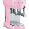 Best Pirce 👏 Smeg Pink Espresso Coffee Machine ECF01PKAU 🌟